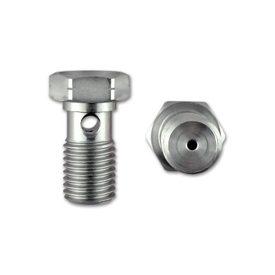 HEL Stainless Steel M12 x 1.5 Banjo Bolt with 1.5mm Restriction for Turbo Oil Feeds