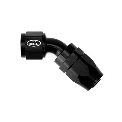 HEL Aluminium -10 AN 45° Hose End Fitting for Braided Rubber Hose