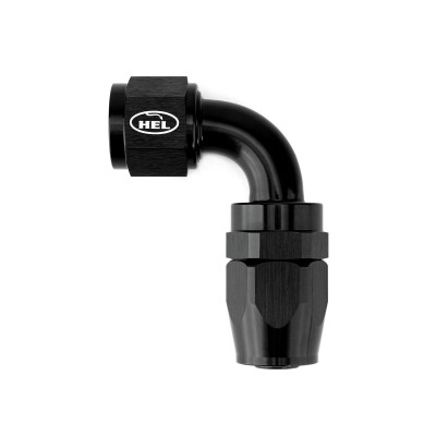 HEL Aluminium -10 AN 90° Hose End Fitting for Braided Rubber Hose